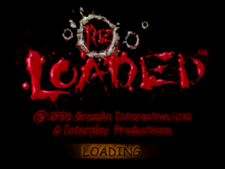 Re-Loaded title screen for Playstation